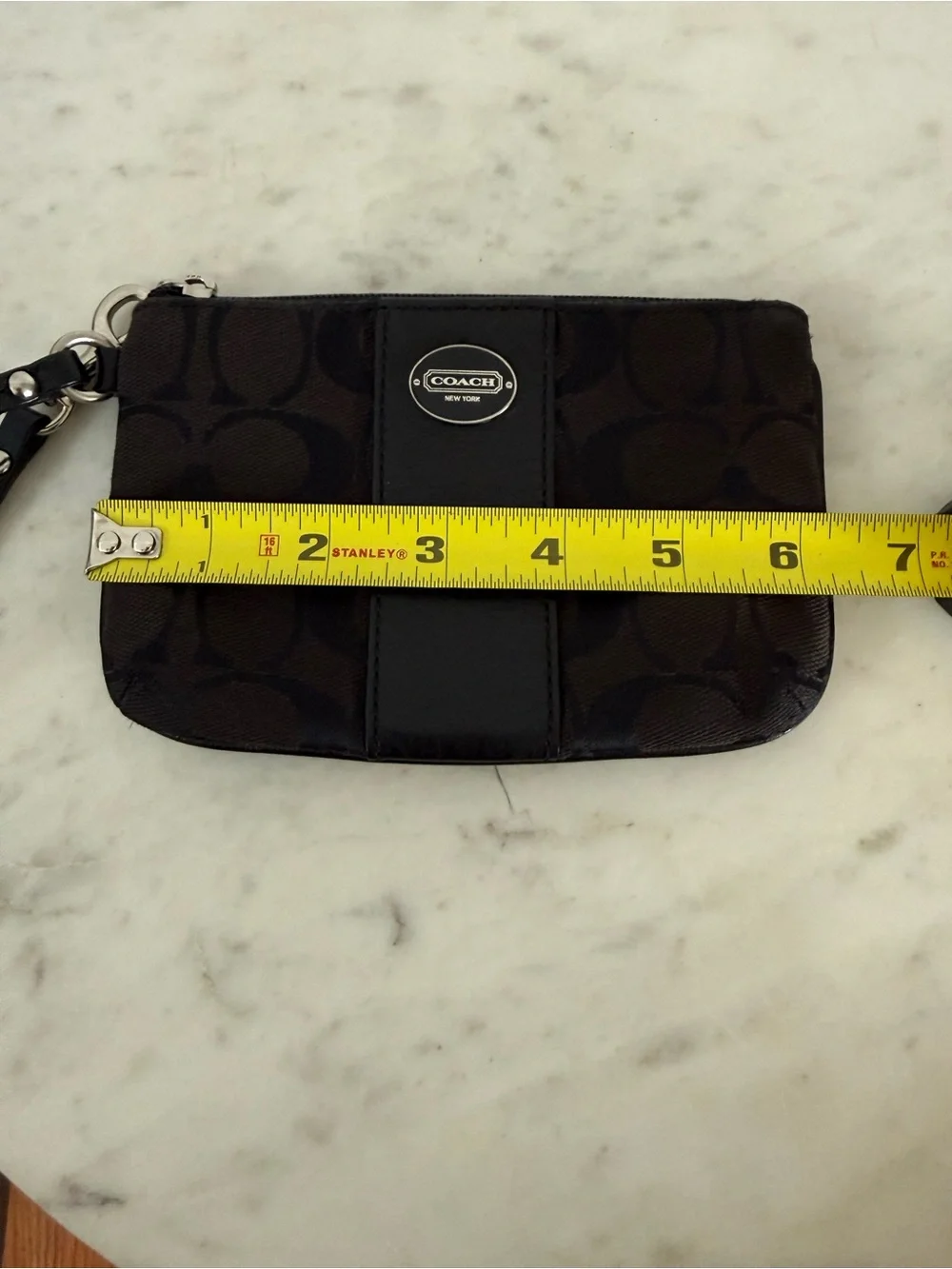 Coach compact wristlet